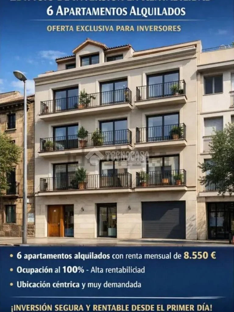 Rented residential building, six apartments