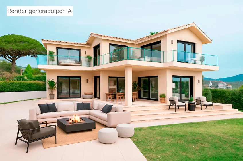 Customizable house with pool and land
