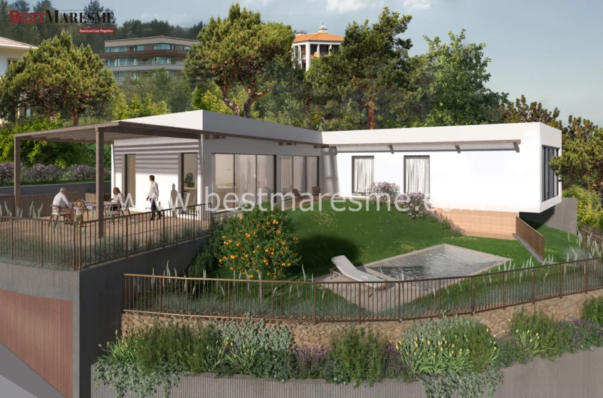 Casa en construcción en Cabrils, 372 m²