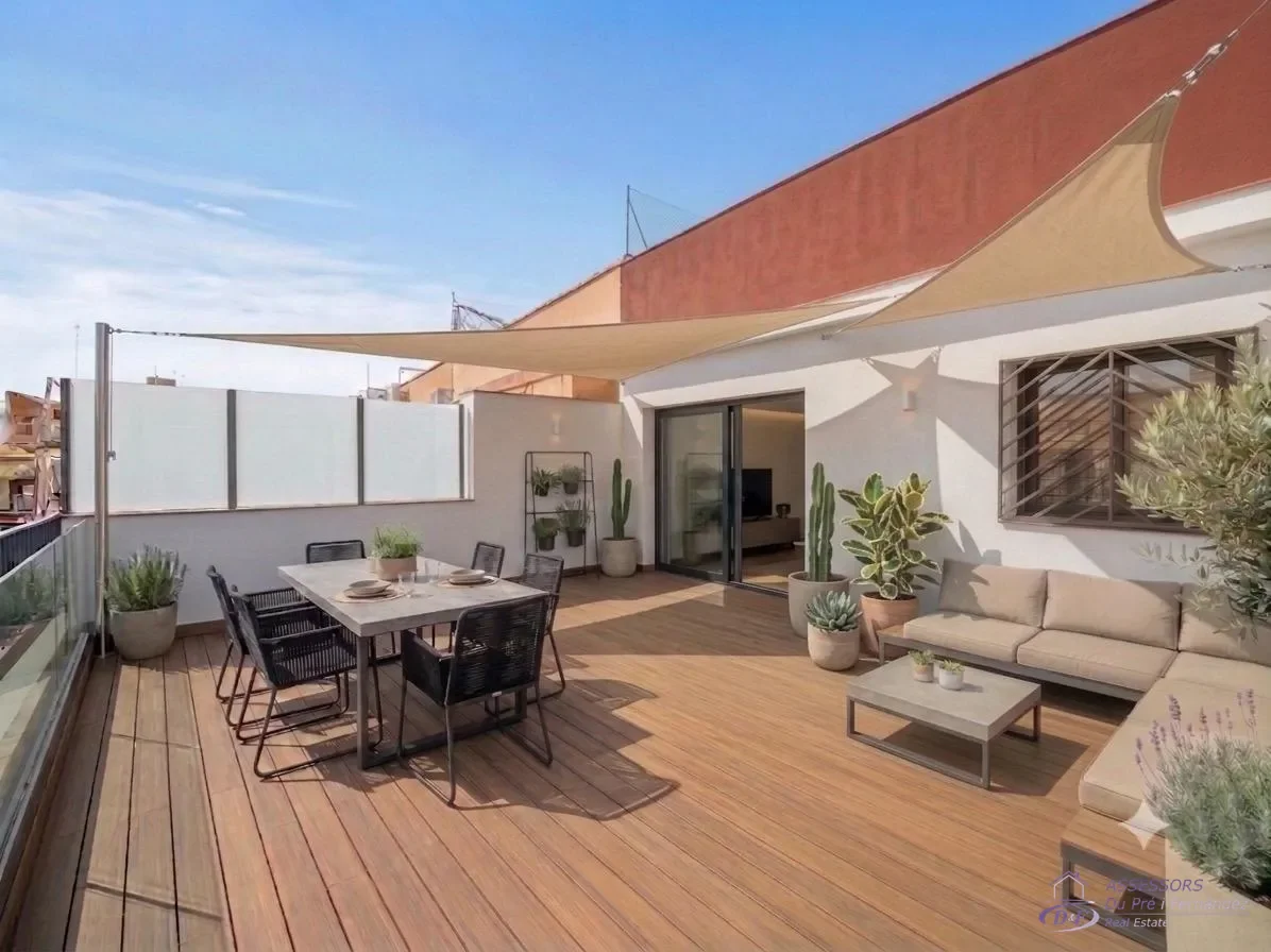 Renovation penthouse in Barcelona, 3 bedrooms
