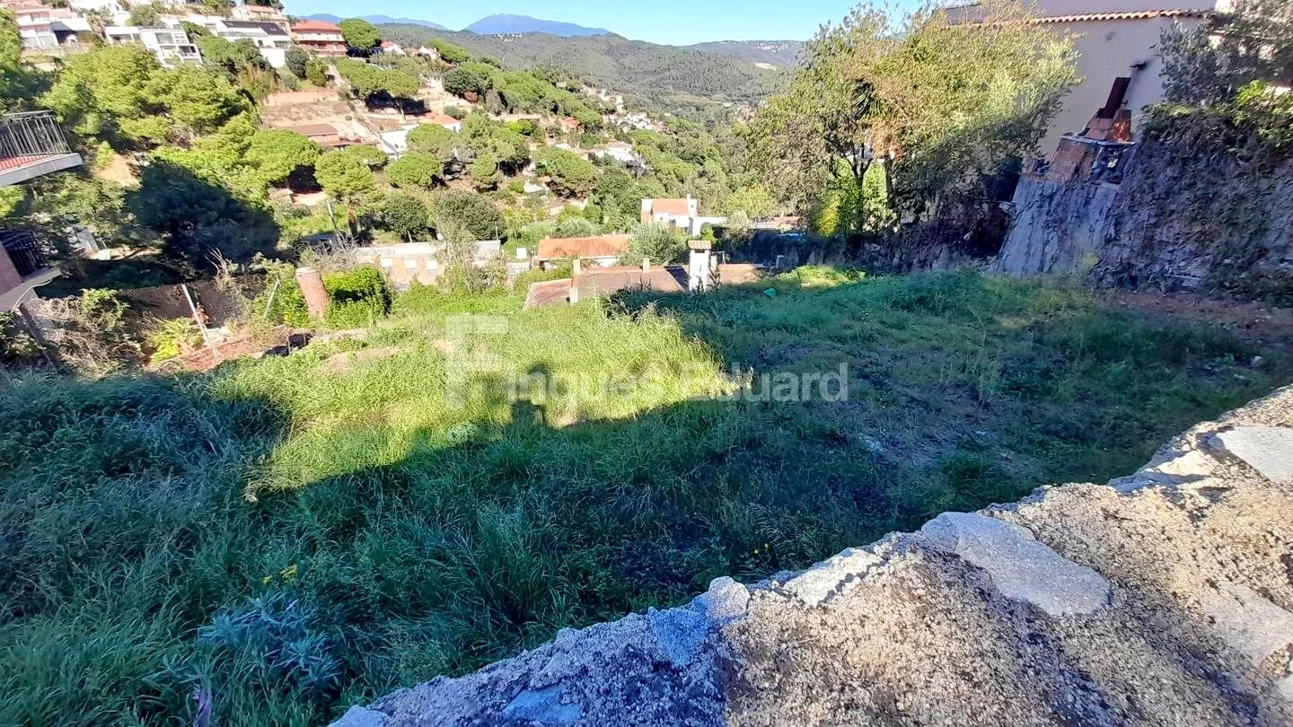 Parcela edificable con vistas al monte