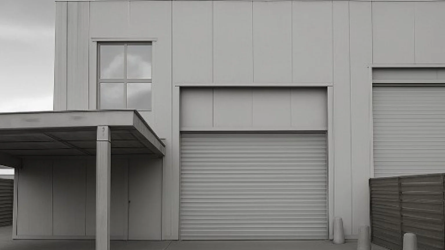 Nave industrial de 600 m² con patio