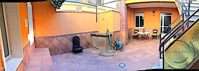Independent ground-floor home with patio