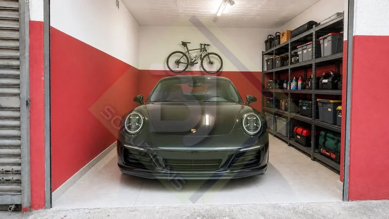 Private enclosed parking in Poblenou