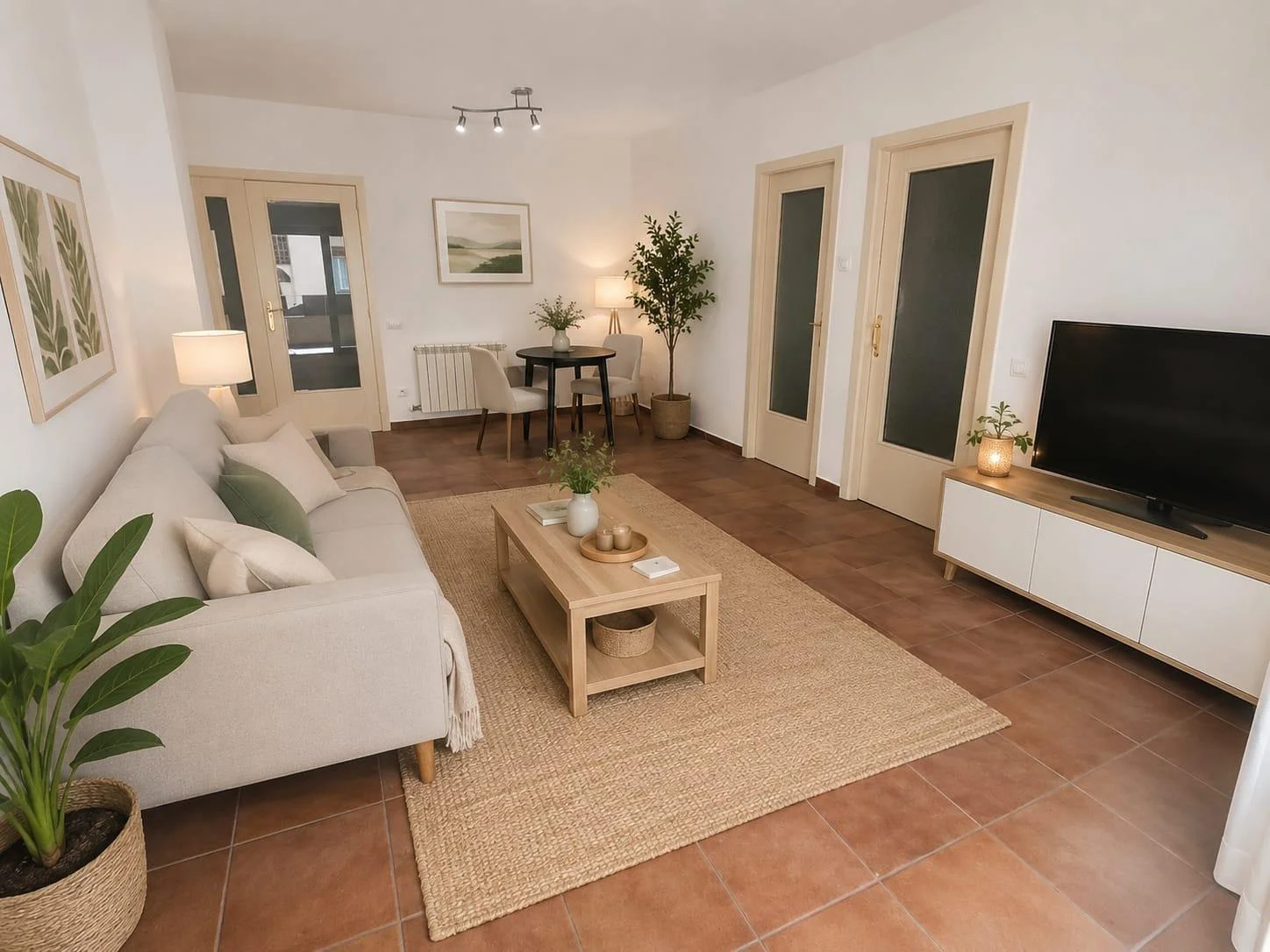 Four-bedroom exterior flat in Mataró