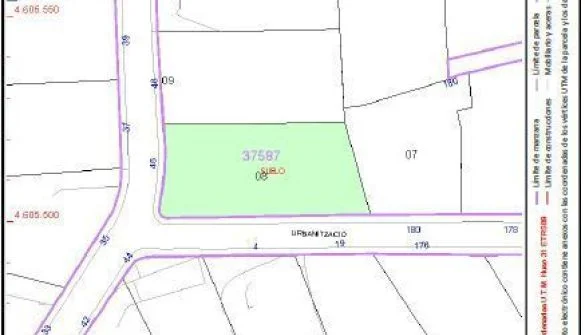 Developable Dosrius plot, 1,073 m²