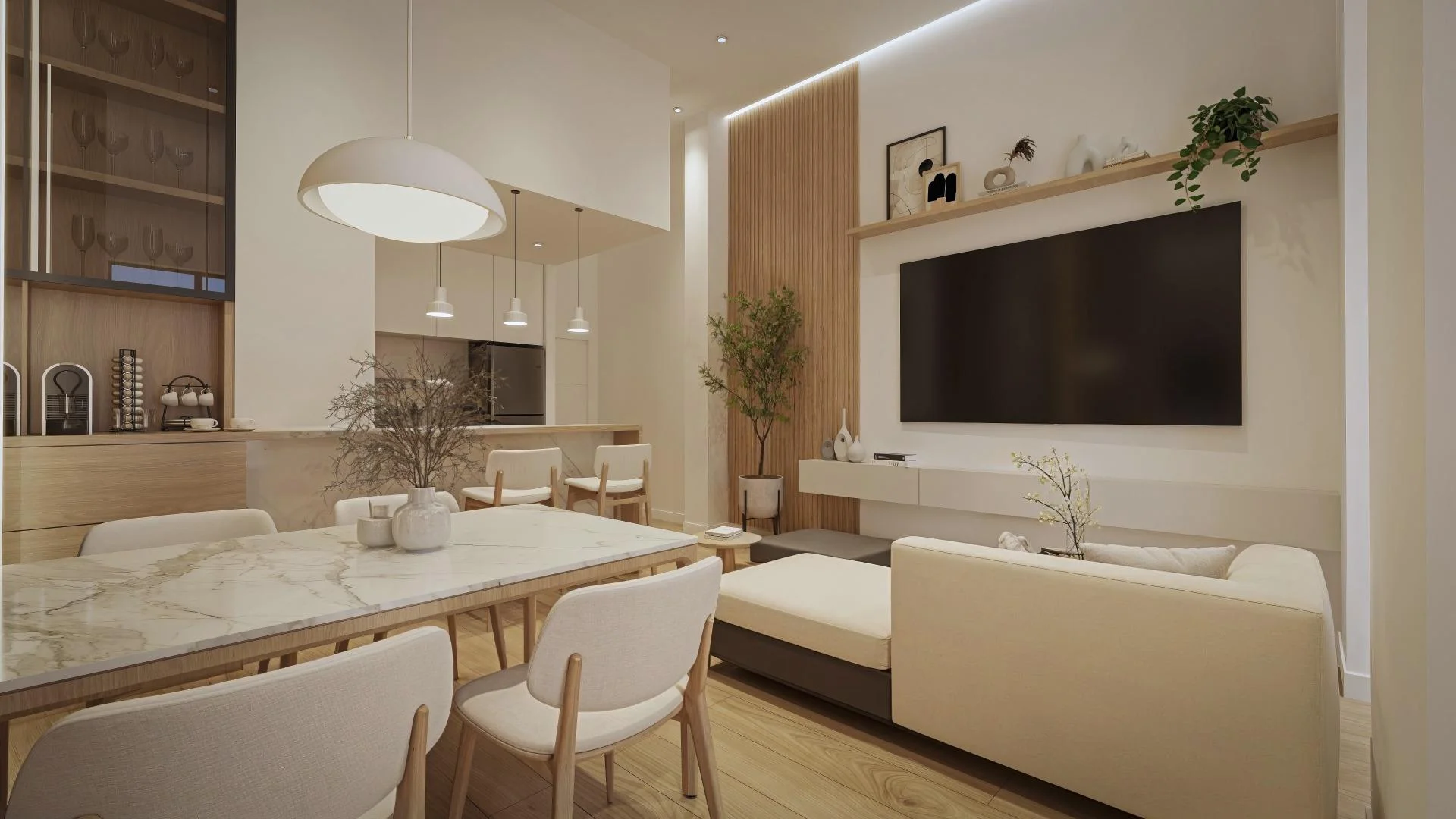 New flat in Eixample, 3 bedrooms
