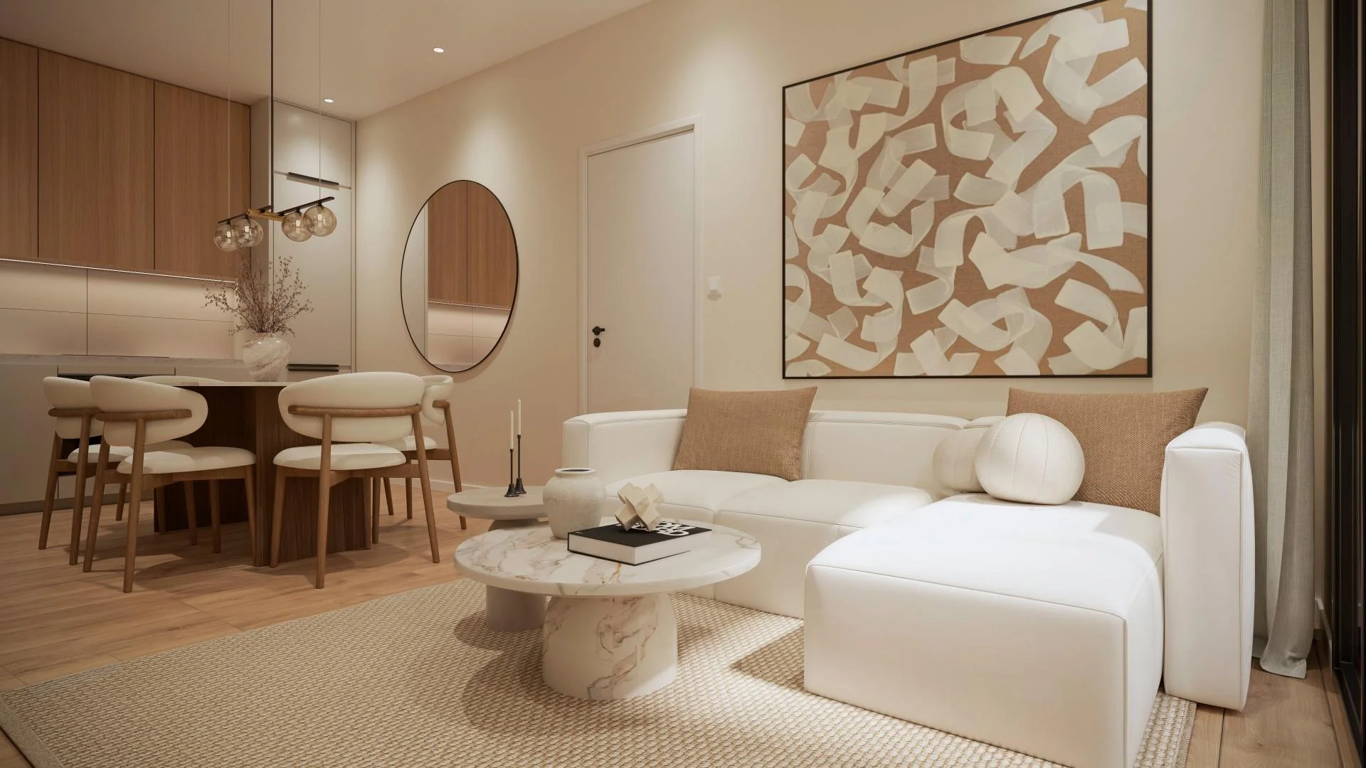 South-facing historic-centre project, 2 bedrooms