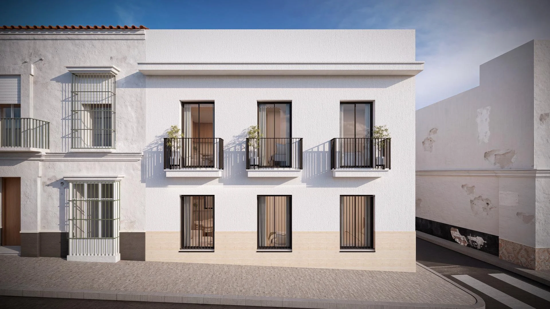 54 m² project in historic centre