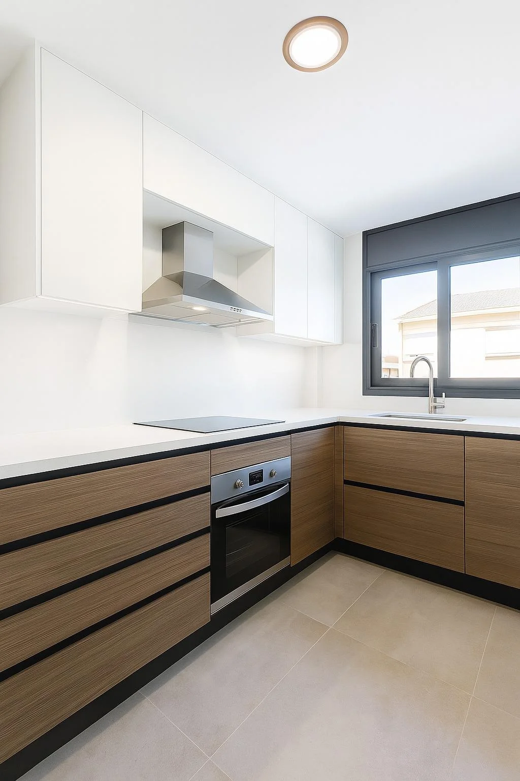 Tríplex reformado en Sabadell con terraza privada