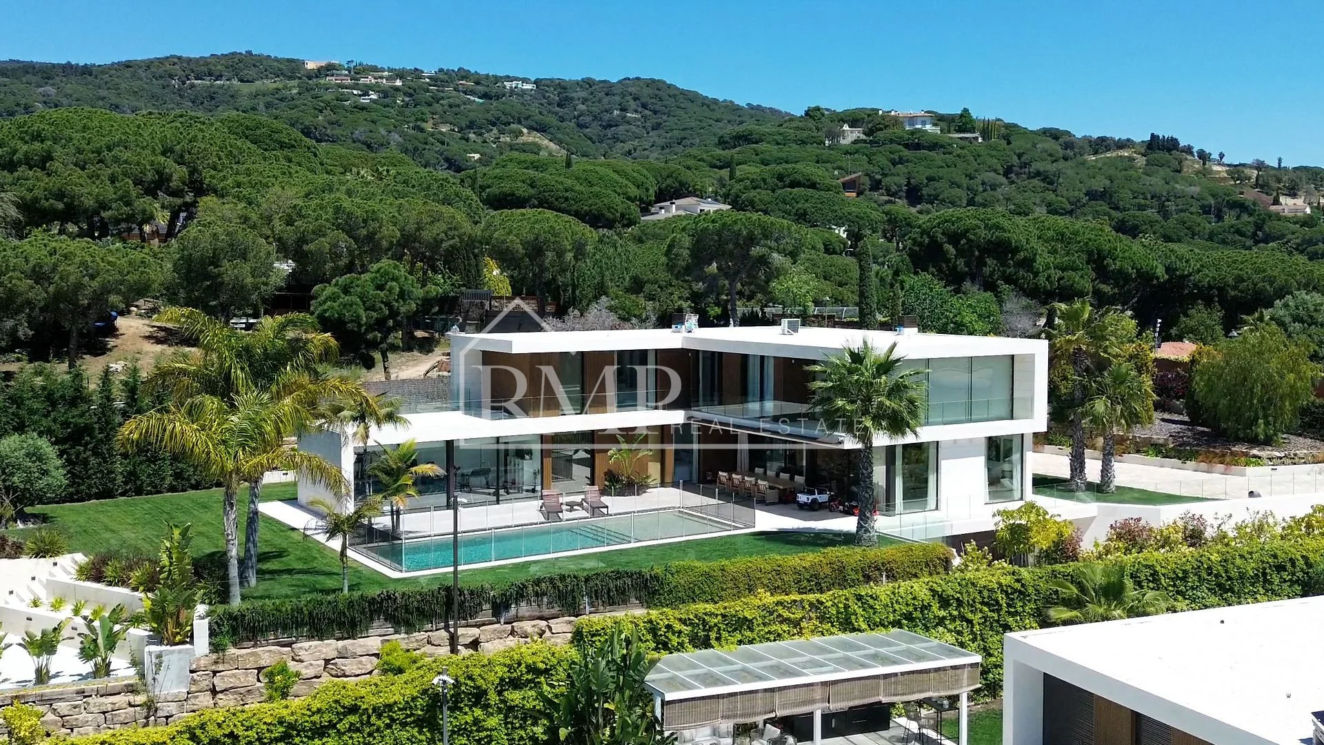 Designer villa in Rocaferrera, sea views