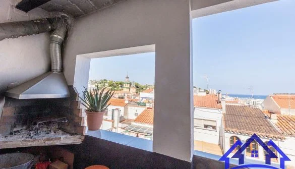 Piso céntrico en Arenys con vistas al mar