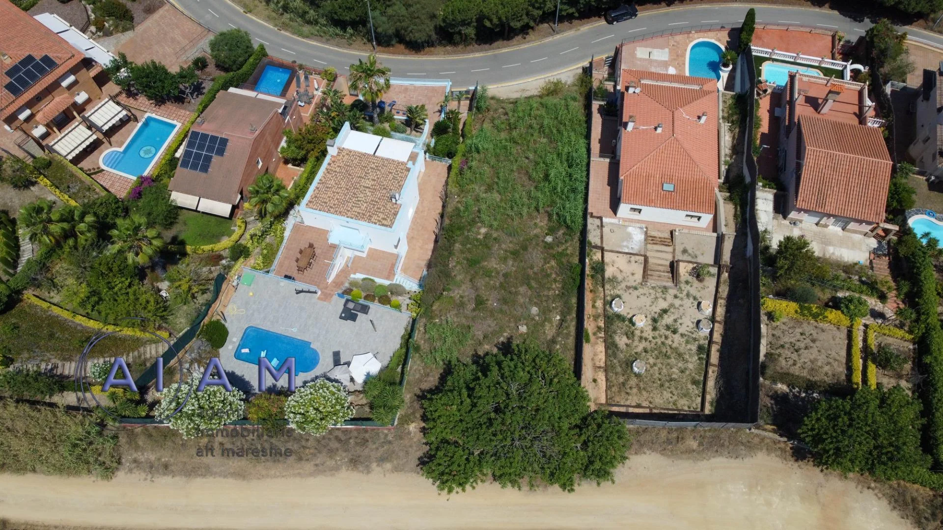 Calella Park plot with sea views