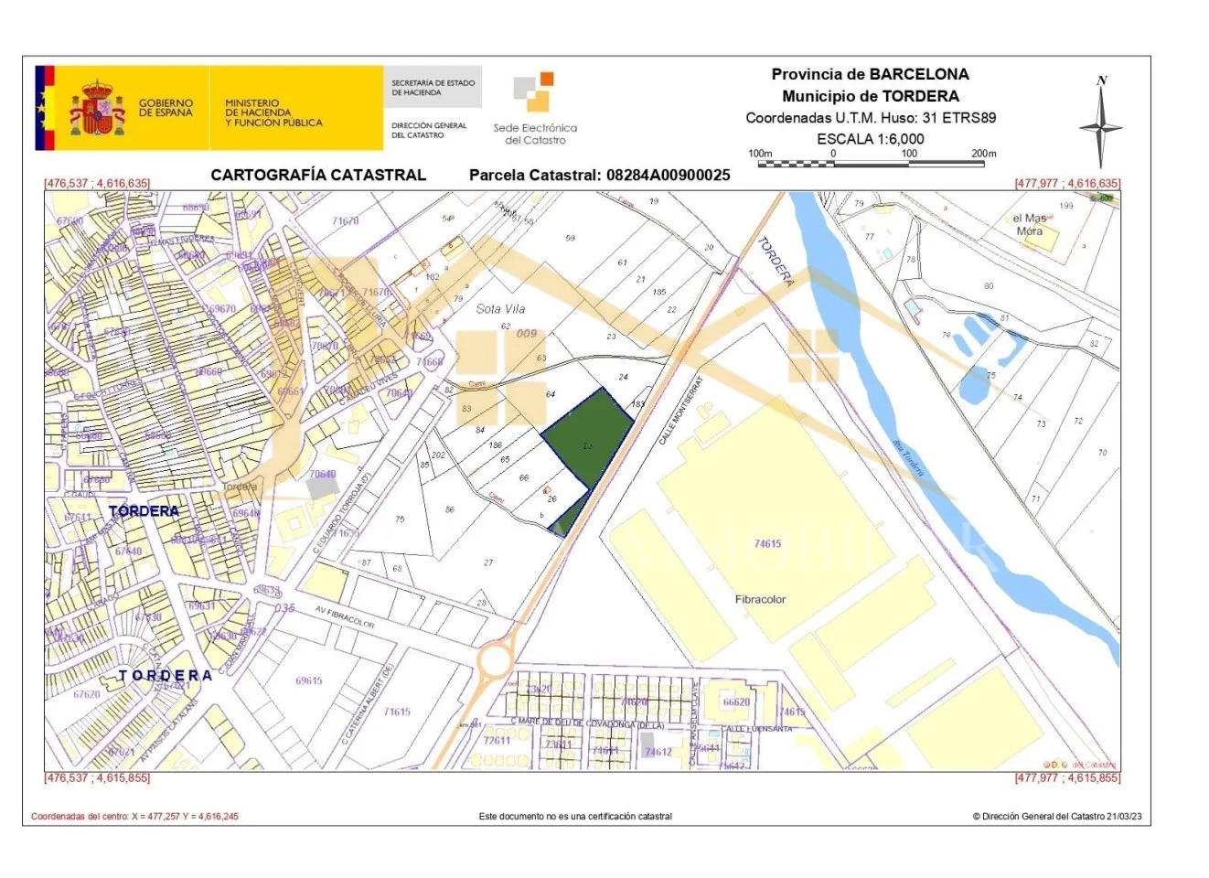 Solar agrícola llano cerca de Tordera