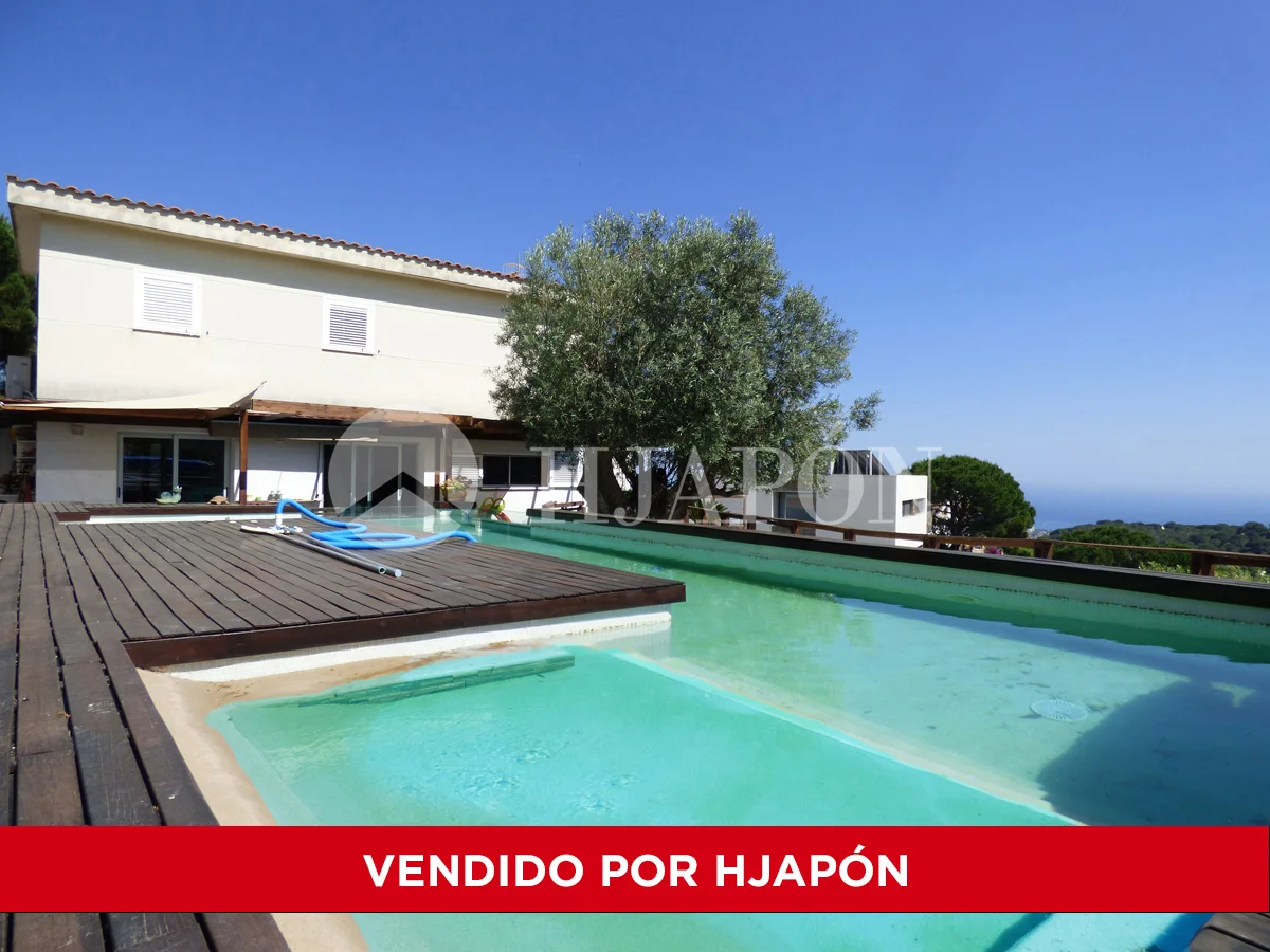 Chalet vendido en Alella con vistas al mar