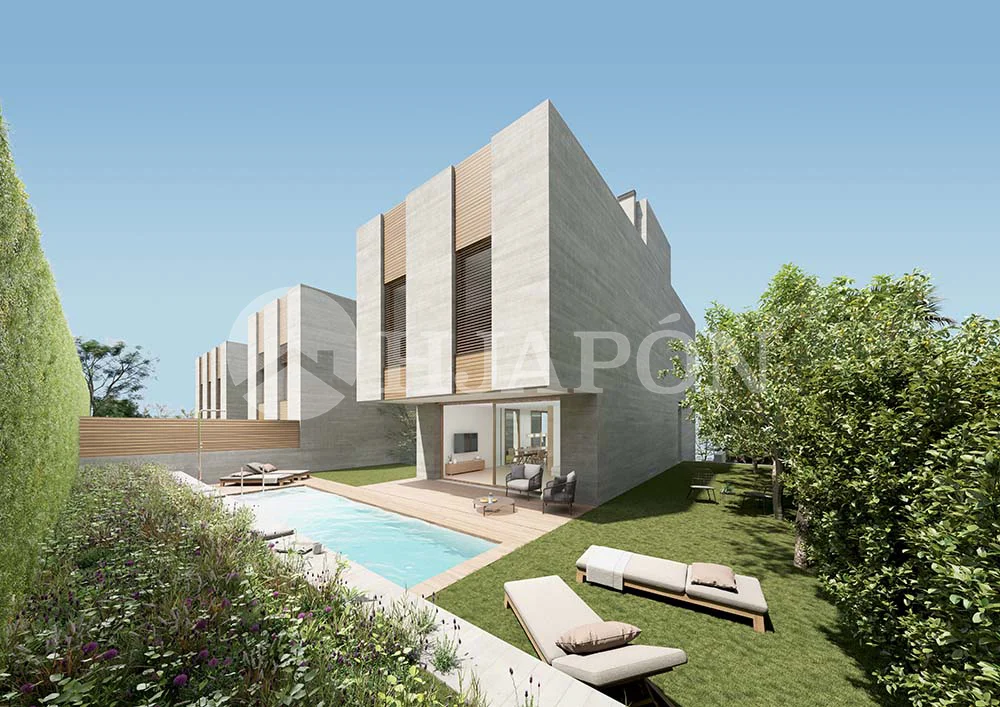 New villa in Alella with sea views