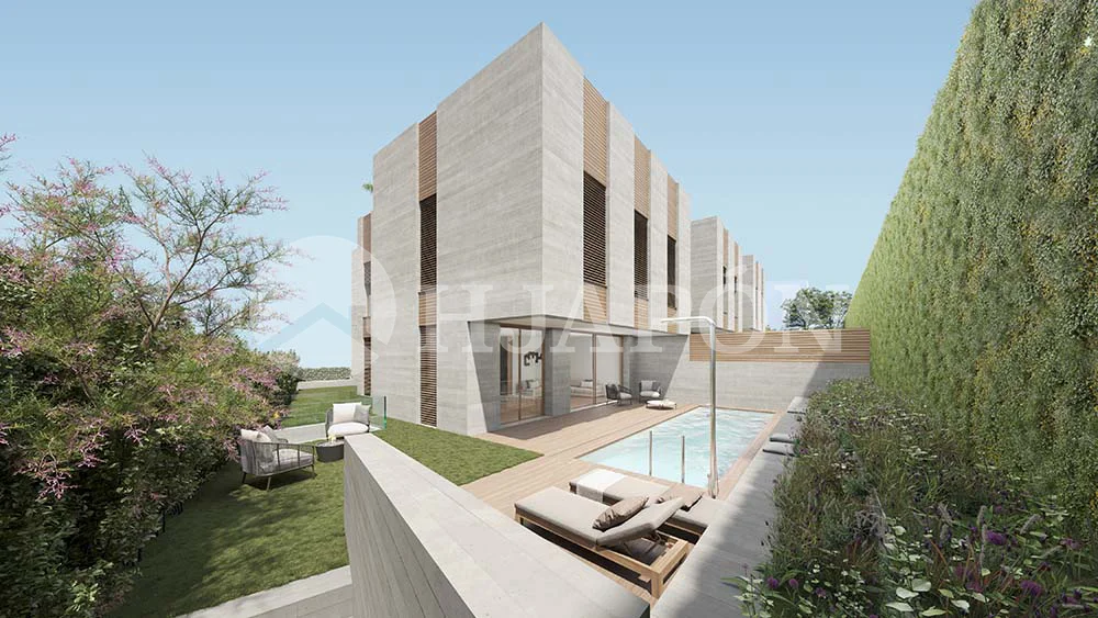 New-build Alella house with sea views