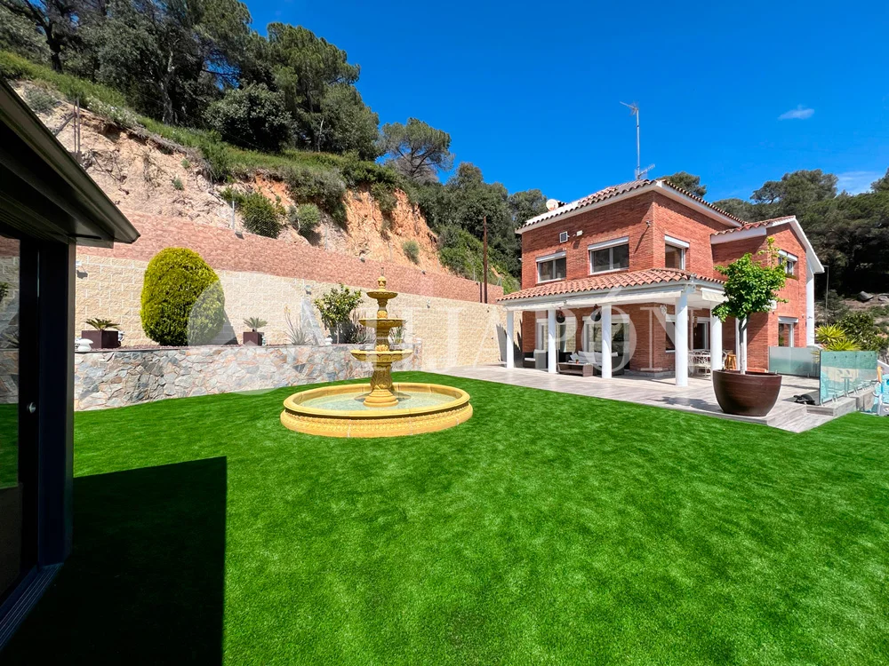 Villa privada con vistas al mar en Alella