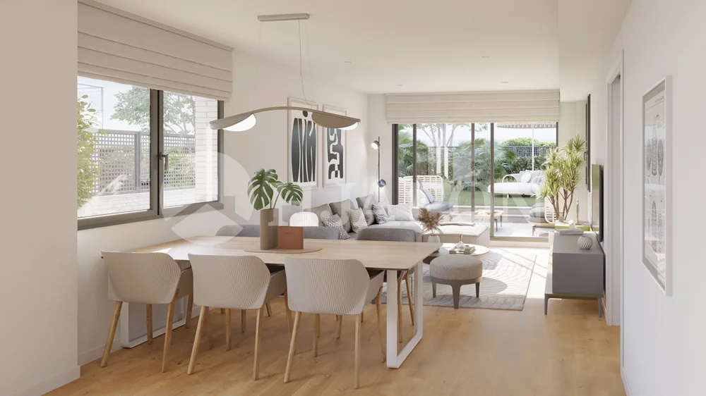 New-build apartment with sea views