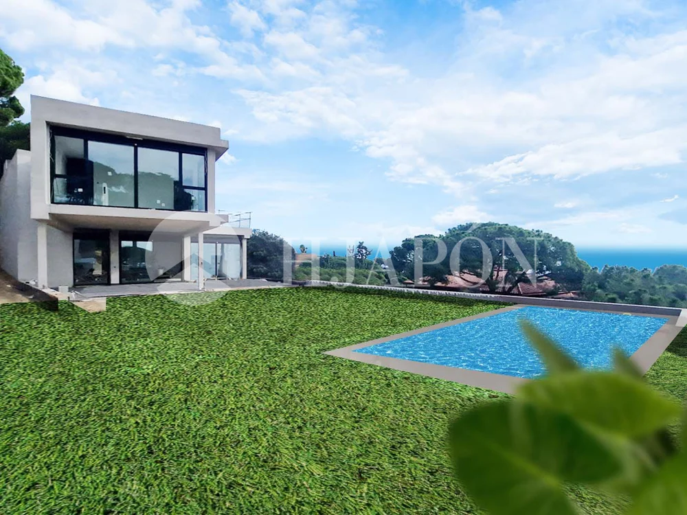 Off-plan Cabrils villa with sea views