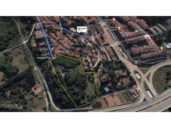 Coastal development plot near Arenys