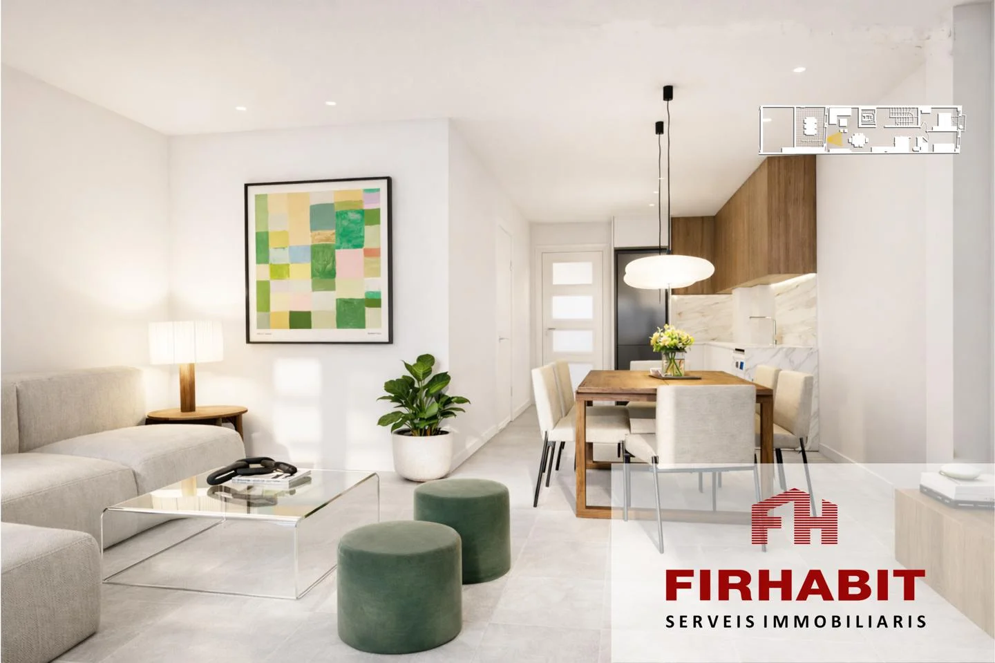 New-build flat near Arenys beach