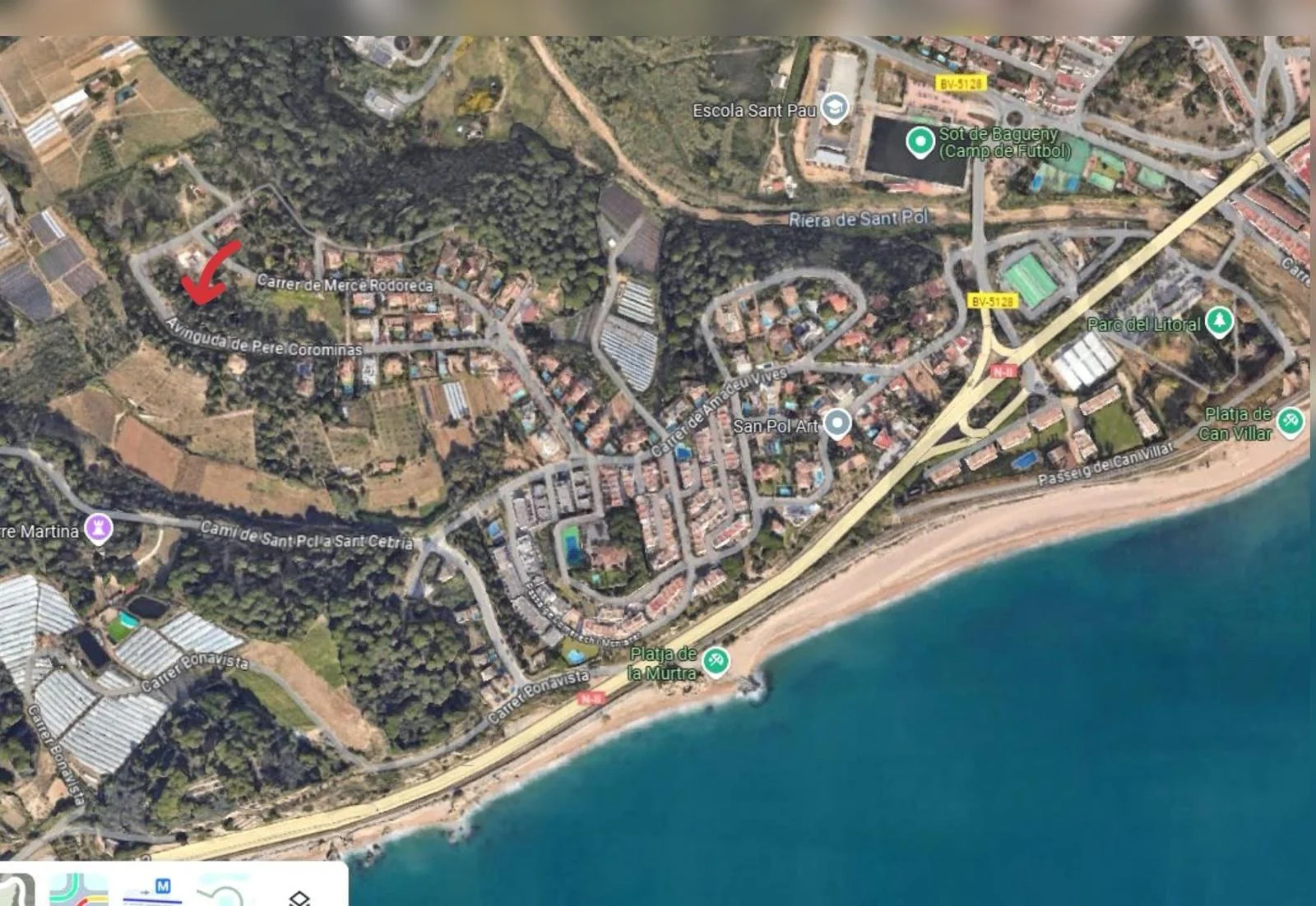 805 m² plot near Sant Pol