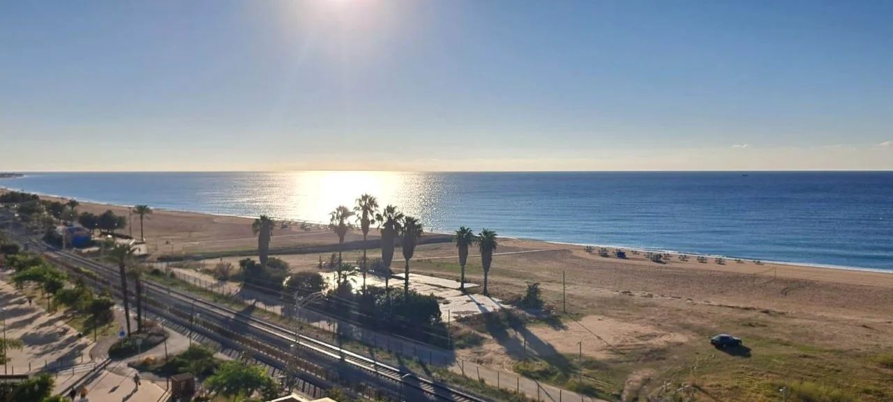 Sea-view penthouse near Malgrat beach