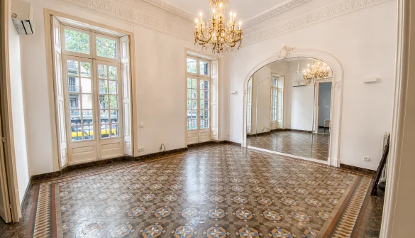 Piso en Eixample con terraza de 65 m²
