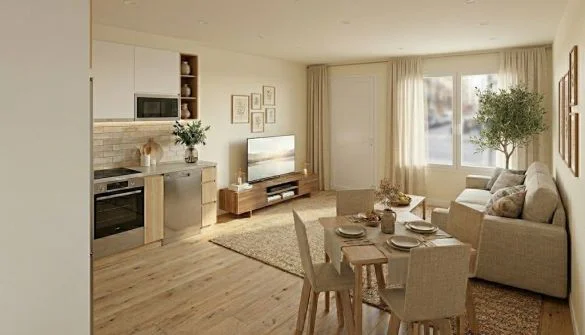 Renovated 52 m² Badalona flat
