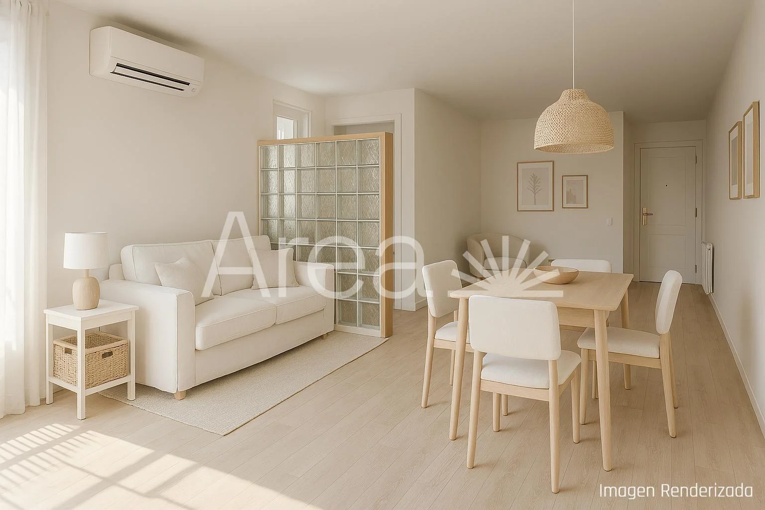 Central one-bedroom flat with balcony