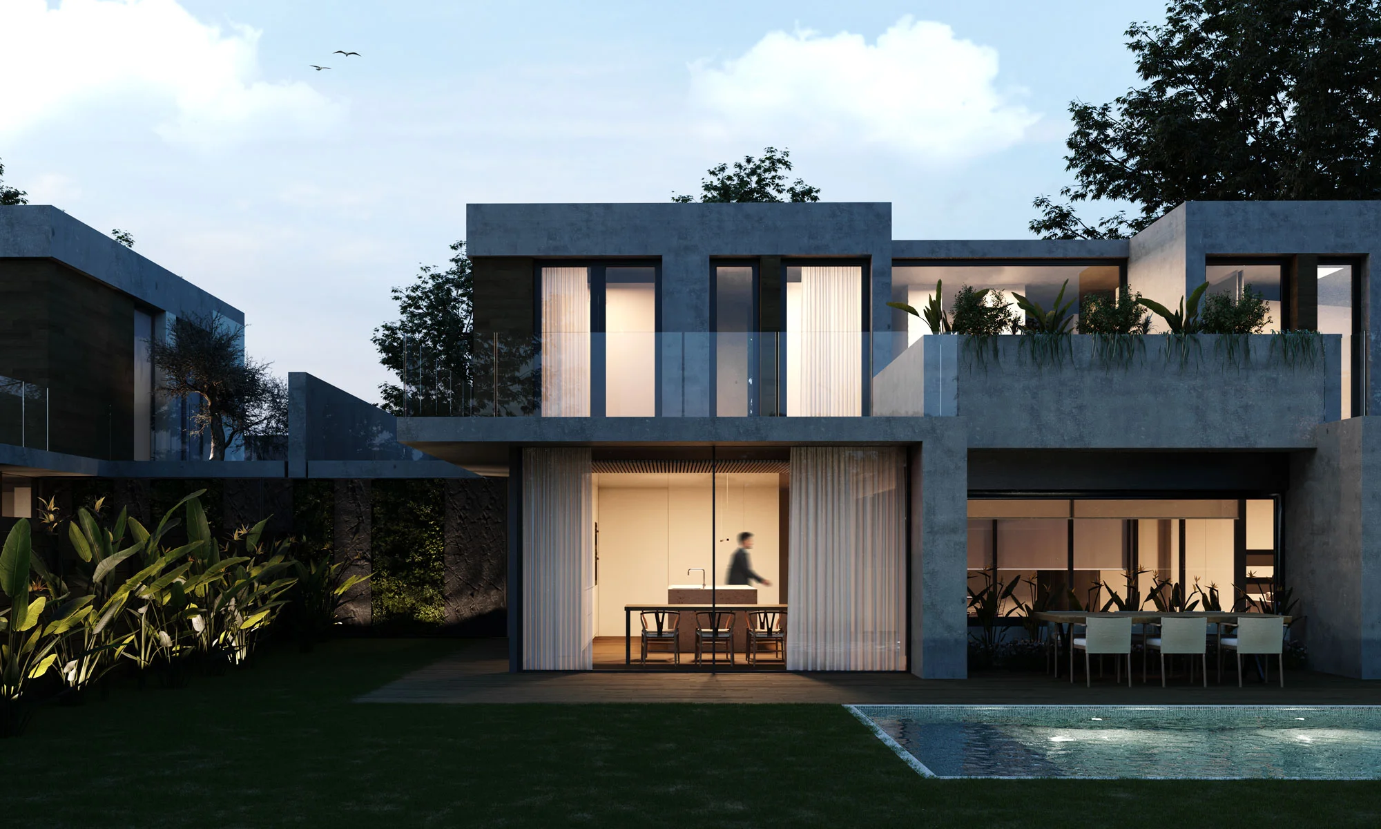 Off-plan villa on 800 m² plot