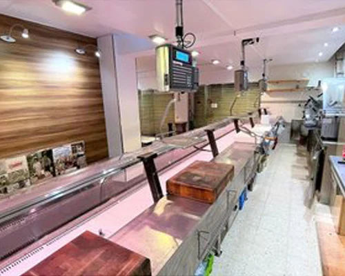 Street-front commercial premises with parking