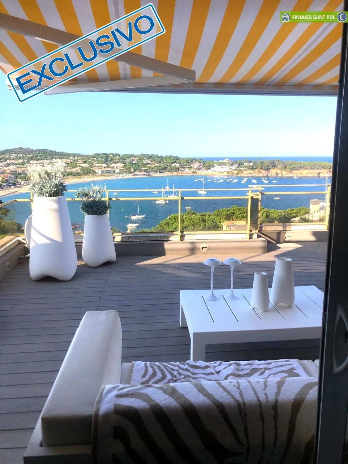 Apartamento con vistas al mar y terraza de 60 m²