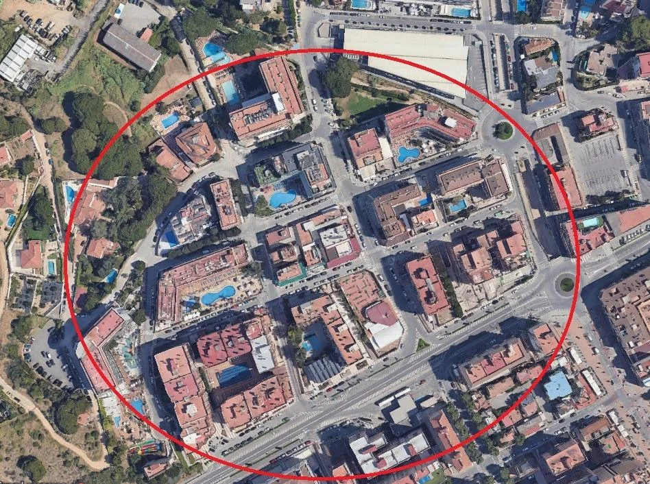 Solar urbano en Calella, 1.803 m² construidos