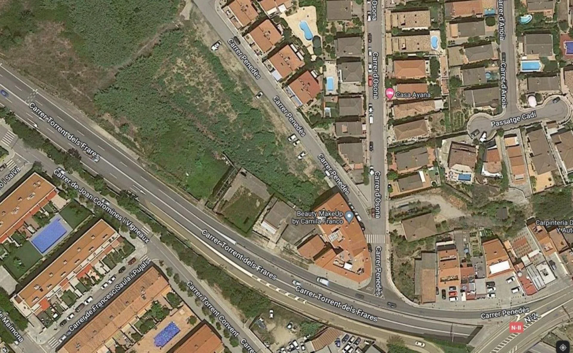 Solar urbano con 990,5 m² edificables