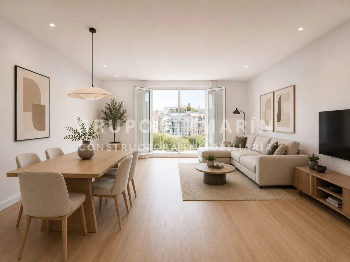 Amplio piso en Les Corts, cuatro habitaciones