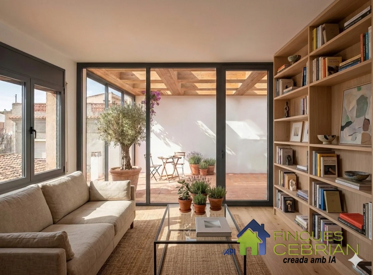 Central Alella house with sea views