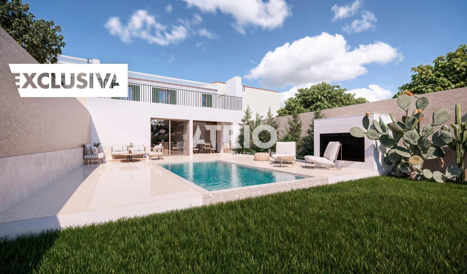 Reformed Ses Salines chalet, four bedrooms