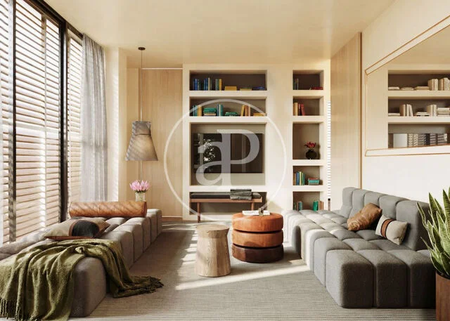 Piso Eixample en reforma, dos habitaciones