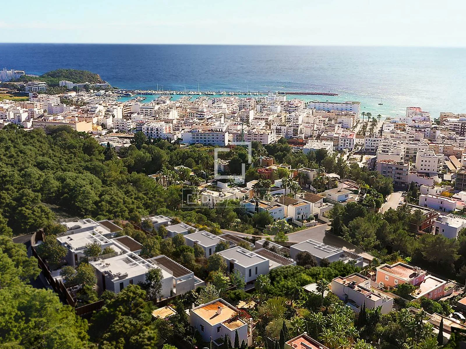 Villa de obra nueva con vistas al mar, 5 dormitorios