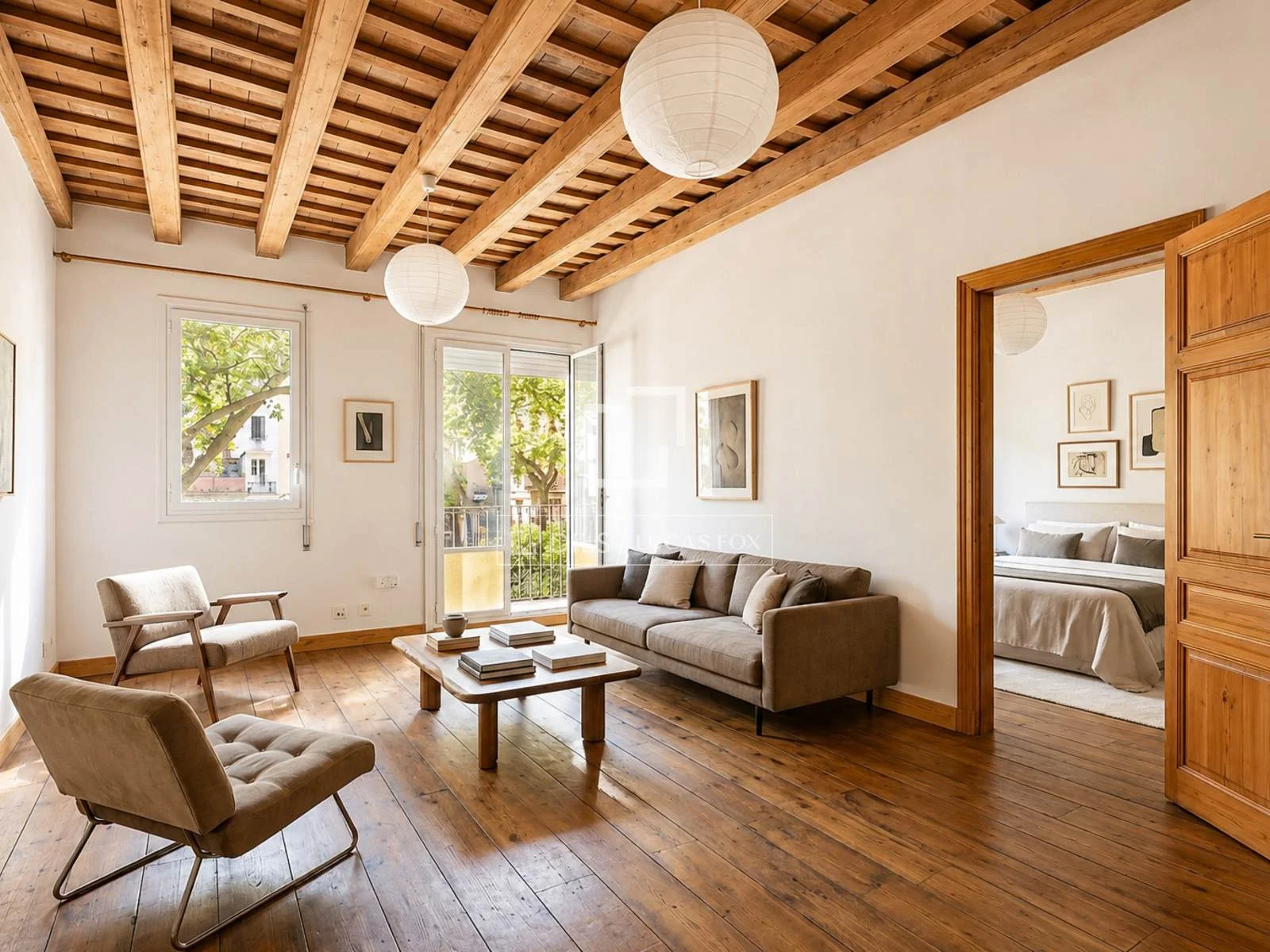 Proyecto de reforma en Gràcia con 68 m² de terrazas