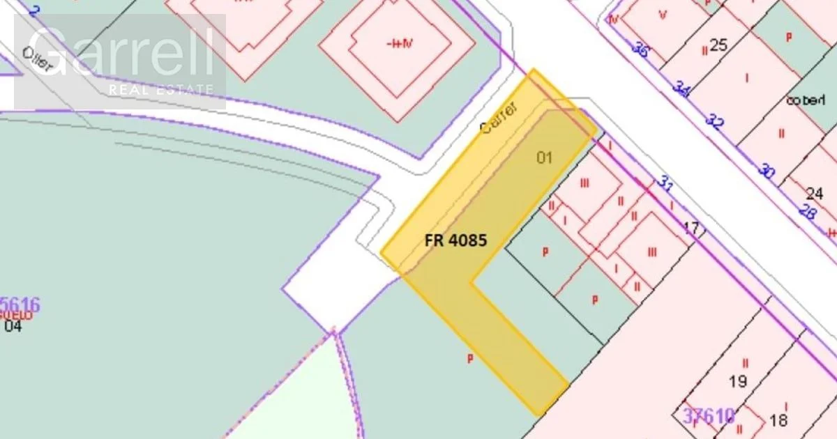 Solar residencial edificable de 541 m²