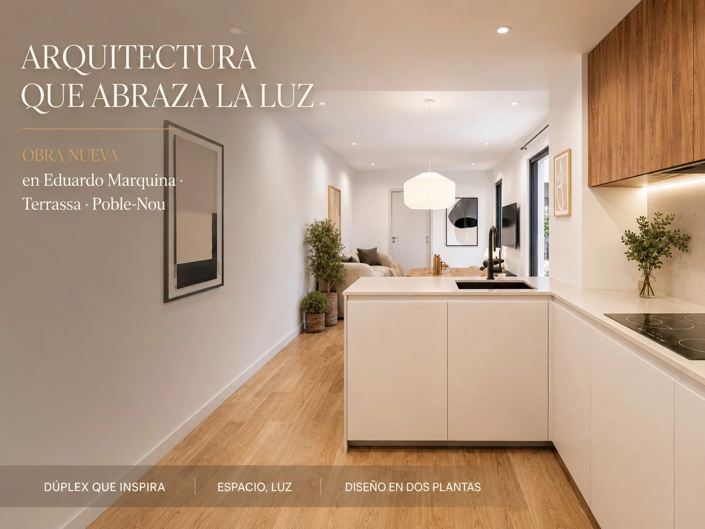 Off-plan duplex in Poble Nou, 3 bedrooms