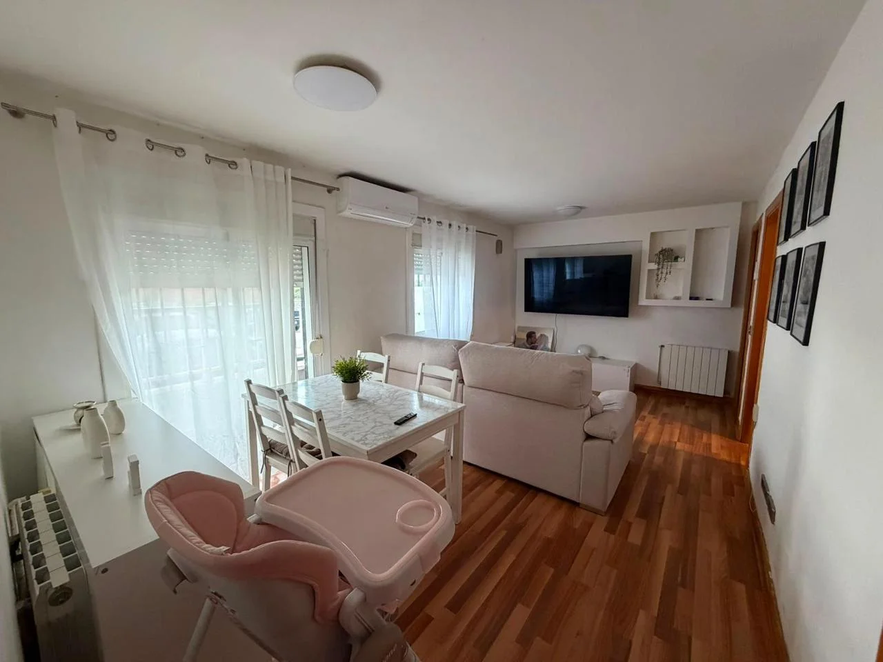 Renovated ground-floor flat, 3 bedrooms