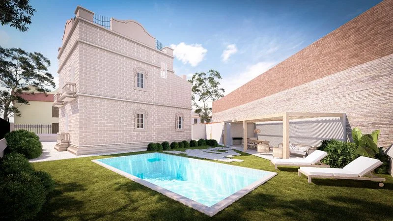 Chalet modernista histórico con siete dormitorios