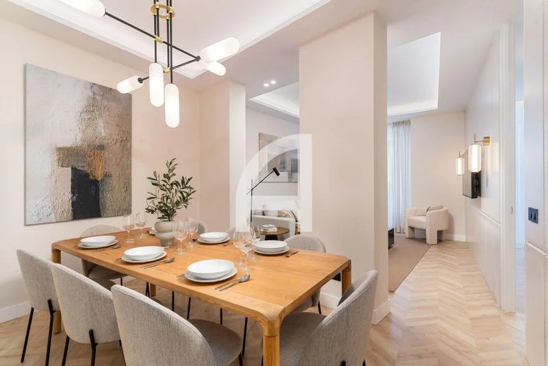 Central Madrid flat with three bedrooms