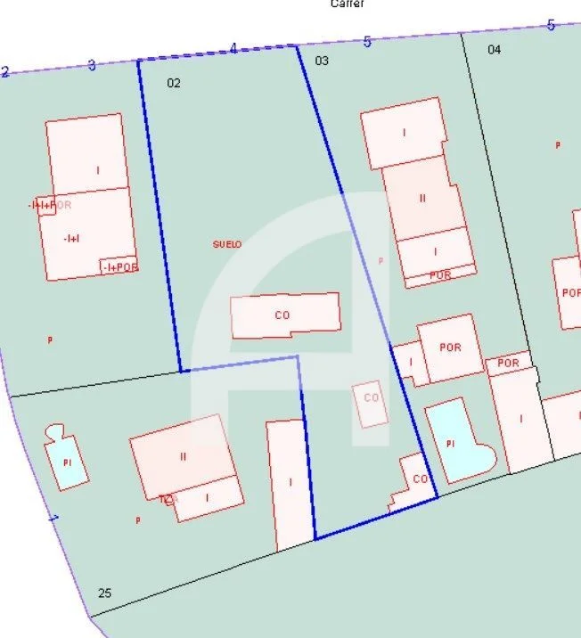 Urbanized Montseny plot, 762 m²
