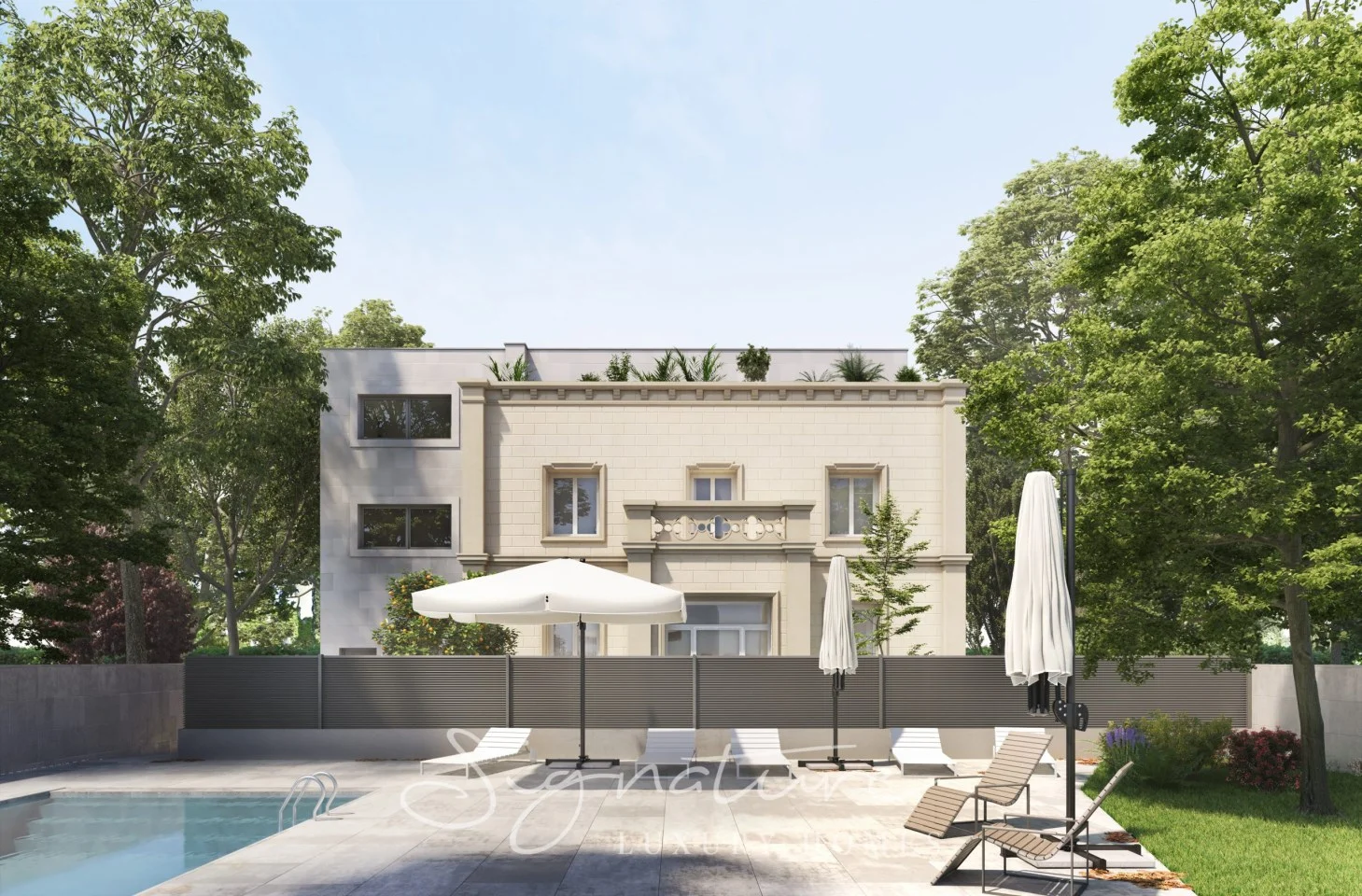 New five-bedroom flat, 238 m²