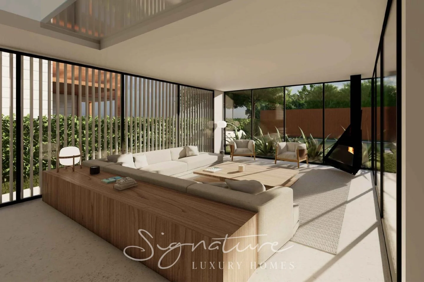 Villa nueva en Arxiu con piscina